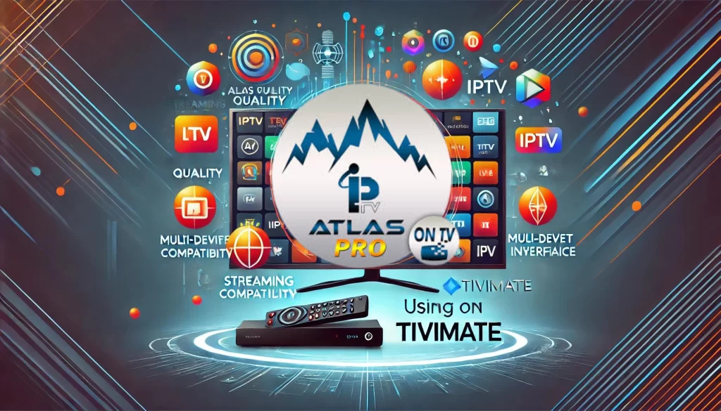 Menu pour ajouter la playlist IPTV d'Atlas Pro dans TiviMate